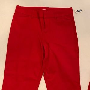 Red Old Navy Pixie Pants